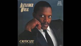 Alexander O Neal  Criticize Karaoke [upl. by Cirri121]