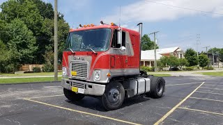 Driving  Shifting 8v71 318 Straight Pipe Detroit Diesel 1973 GMC Astro Cabover 10 Speed Eaton [upl. by Joshua]