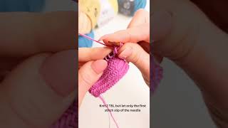 Knitting Tutorial  How to knit a herringbone stitch  Knitting Stitches knittingtutorial [upl. by Aivila]