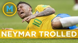 Brazil’s Neymar getting trolled online for overacting against Mexico  Your Morning [upl. by Meldoh]