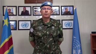 The MONUSCO Force CommanderLieutenant General Elias Martins Filhopays tribute Chancy Chitete [upl. by Retloc]