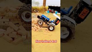 New Holland 4x4 tractor bariks stunt modified stunt farming [upl. by Eserehc]