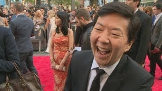 The Hangover Part III premiere Ken Chow Jeong interview [upl. by Noonan]