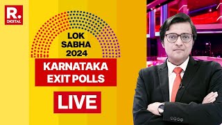 Karnataka Exit Poll Result LIVE With Arnab Goswami  Elections 2024  RepublicDoubleExitPolls [upl. by Rabush]