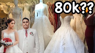 DIVISORIA Shopping  Wedding Gowns and Suits [upl. by Odracer]