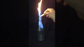 Bottle fire experiment 🔥😱alcohol science experiment lifehacks funny [upl. by Whitaker]