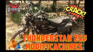 VENTO THUNDERSTAR 250 MODIFICACIONES [upl. by Einnad]