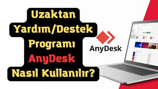 Uzak Masaüstü Erişimi Sağlayan AnyDesk Nasıl Kullanılır [upl. by Clemmie150]