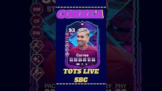 CORREA SBC REVIEW 📢 fc24 gaming youtubeshorts shorts esports [upl. by Wills]