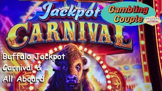 Buffalo Jackpot Carnival und All Aboard im Fontainebleau Las Vegas [upl. by Nnylsoj]