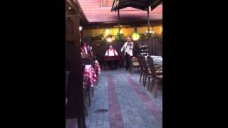 Margitkert Restaurant Terrace Gypsy Music Budapest [upl. by Simara]