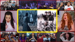 YouTubers React To Battle Of The Bastards  Game Of Thrones S6 Ep 9 Starks Vs Bolts Reaction Mashup [upl. by Weidar]