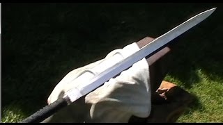 Blade The Daywalker inspired sword cutting test [upl. by Sierra]