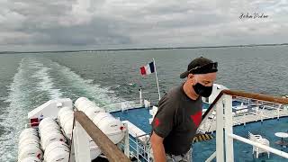 Brittany Ferries  OuistrehamPortsmouth 5h30 de traversée en temps réel Crossing Real Time [upl. by Emogene]