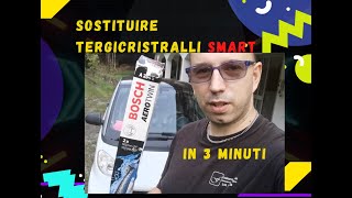 Sostituire tergicristalli SMART 451 in 3 minuti TUTORIAL ITA [upl. by Adina]