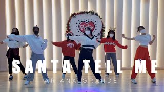 핑키댄스 Santa tell me Ariana Grandechoreography 💗pinkydance academy💗 [upl. by Araz961]