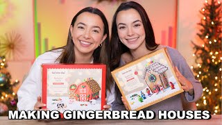 Making Gingerbread Houses  Merrell Twins Live [upl. by Neret]