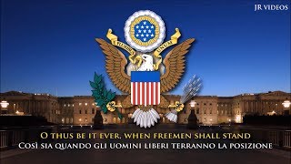 LInno nazionale degli Stati Uniti dAmerica ENIT testo  Anthem of USA Italian [upl. by Zoilla692]