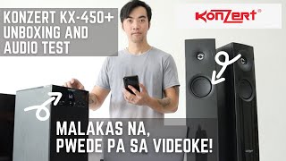 KONZERT KX450 Multimedia Speaker  Unboxing Review Audio Test and Sample  Pwede sa Videoke [upl. by Sclater]