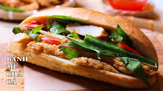 Bánh Mì Chả Cá  Cách Làm Chả Cá Kiểu Mới Thật Nhanh  Thật Dai Ngon [upl. by Ahseyt]