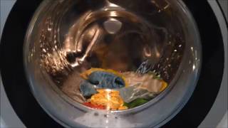 siemens iq700 washing machine complete cyclemicrofibers [upl. by Hgeilhsa155]