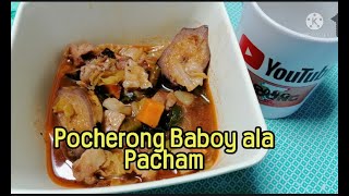 HOW TO COOK POCHERONG BABOY PANLASANG PINOY [upl. by Davon]