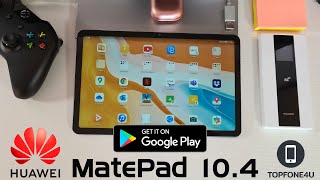 How to Access google Playstore on Huawei Matepad 104 or Any Huawei Device in 2021 [upl. by Ecnadnac141]