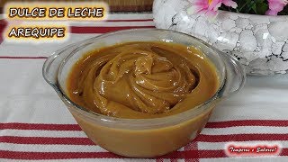 DULCE DE LECHE AREQUIPE receta básica fácil y perfecta [upl. by Ilahtan834]