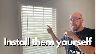 First Time Home Buyer  Install Your Own Blinds  2 Inch Levelor Faux Wood [upl. by Sibella802]