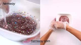 Hemway Polyurethane amp Epoxy Resin Glitter Product Tutorial UK [upl. by Kcirde]