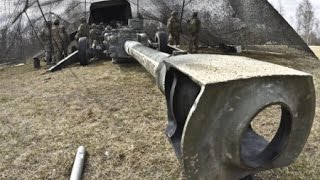 US and German 131st Artillery Battalion Live Fire Exercise  Grafenwoehr Training Area 2016 [upl. by Nnyleve]