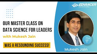 Masterclass by Mukesh Jain  Data science for Leaders [upl. by Phoebe736]