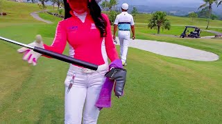 Latihan Golf Dengan Pelatih Pro Hole ke 9 SHGC [upl. by Mirth]