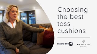 How to Choose Throw Pillows  Sizes Colours and Fillings  Quick Design Tips [upl. by Eissac171]