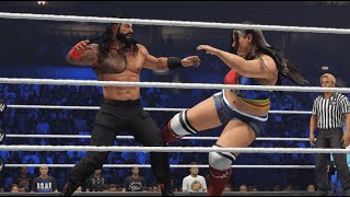 Live WWE Match  Roman Reigns Vs Nikki Bella  WWE Smackdown Fight 166 [upl. by Idel]