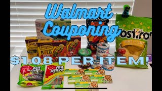 Walmart Couponing  108 per item  No Paper Coupons Needed [upl. by Muns963]