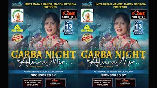 Garba Night with Alvira Mir [upl. by Htezil]