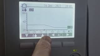 Mitsubishi Ecodan Weather Compensation Adjustment [upl. by Readus]