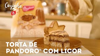 Cozinha Bauducco  Torta de Pandoro com licor [upl. by Yahsan]