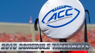 Jeff Fischels Top 5 ACC Schedule Takeaways [upl. by Bee]