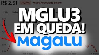 MGLU3 MAGALU DESABA NA SEMANA DESTAQUES DO PRICE ACTION DA MAGALU ANÁLISE GRÁFICA [upl. by Irmine314]