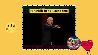 PANARIELLO IMITA Renato Zero SMILECHANNEL [upl. by Ainoet]