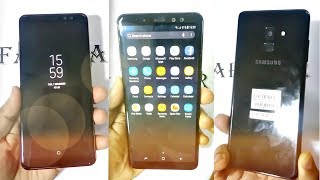 Samsung Galaxy A8 2018 Plus HANDS ON LOOK [upl. by Idell]