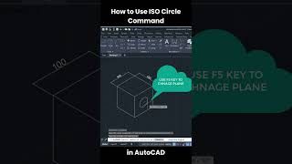 How to Use ISO Circle Command in AutoCAD  StepbyStep Tutorial [upl. by Lobiv]