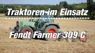 Traktoren im Einsatz Fendt Farmer 309 C beim Grubbern FULL HD Film [upl. by Ananna]