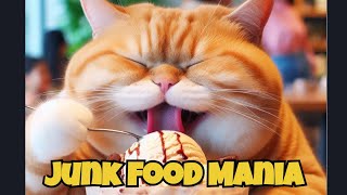 Cat vs Junk Food The HILARIOUS Battle for the Belly [upl. by Staford697]