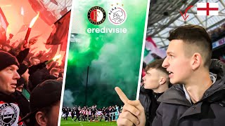 ENGLISH FAN EXPERIENCES FEYENOORD vs AJAX [upl. by Eitirahc]