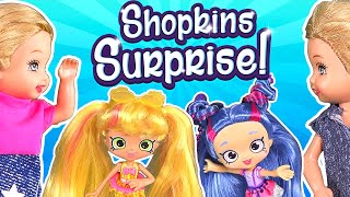 Barbie  The Twins Shopkins Surprise  Ep119 [upl. by Crofoot87]