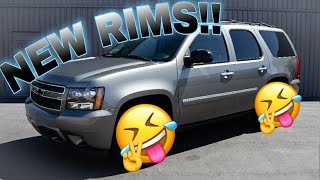 FIRST IN THE WORLD 07 TAHOE ON 2020 TAHOE RIMS part5 [upl. by Atalanti]