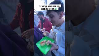 Uzbekistan national dish😋🇺🇿samosa food uzbekistan mbbs doctor neet2025 mbbsabroad [upl. by Ahsilahk]